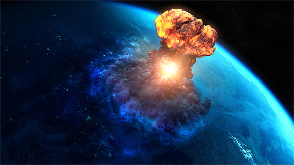 高高度核爆発のイメージ