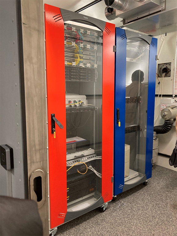 スイスandair社にある電磁パルス（EMP）実験室