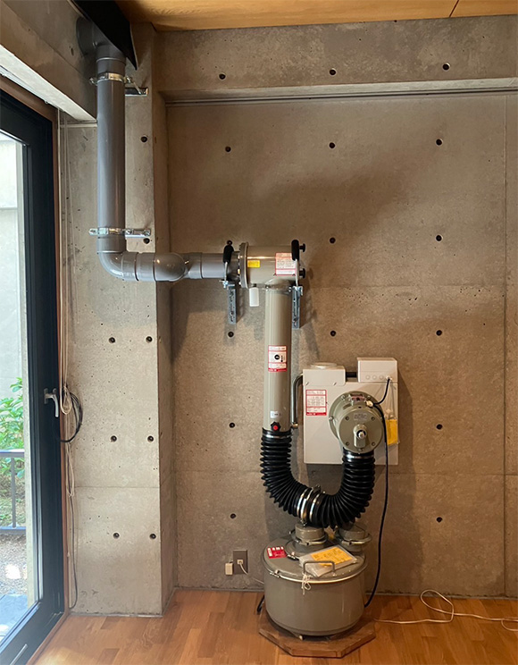 今回国内の個人宅に設置されたCBRNE対応の換気装置