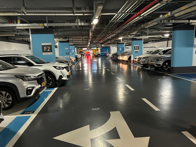 有事にはシェルター病院として機能するランバム病院の地下駐車場